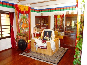 Dalai Lama seat Tibetan Centre in Auroville