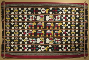 Embroidered textile from Nagaland