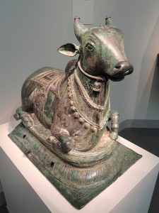 Nandi the Bull Chola dynasty 12th century AD Tamil Nadu India bronze   Freer Gallery of Art   DSC05165
