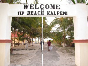 Tip Beach Kalpeni