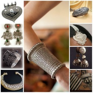 chunky silver jewellery