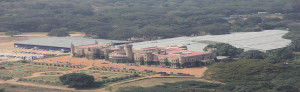 Aerial view of Bangalore Palace and Palace Grounds