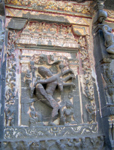 Ellora Kailash temple Nataraj painted panel