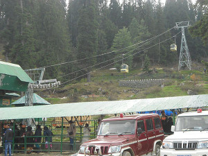 Gulmarg gondola base station
