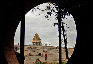 Kempegowda tower in Lal Bagh