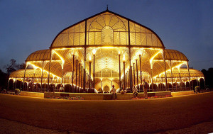 Lalbagh Glasshouse night panorama