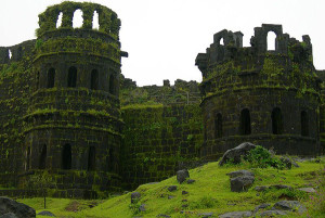 Raigad fort towers