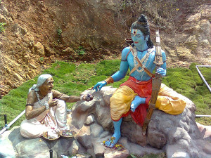 Sabari Rama statues at Gangadhara Simhachalam