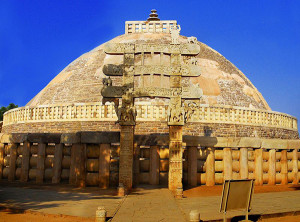 Sanchi Stupa from Eastern gate Madhya Pradesh